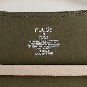Nuuds scoop neck bodysuit